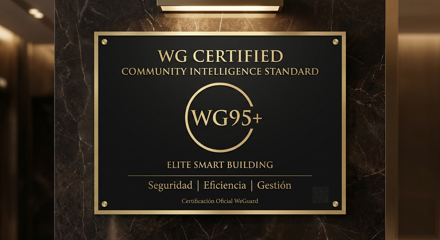 Placa WG Certified — Community Intelligence Standard, nivel WG95+